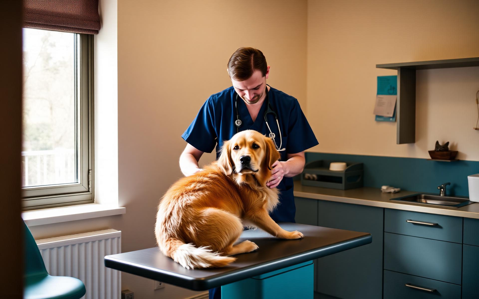 Documentary photograph of a small animal veterinary environment (placeholder imagery)